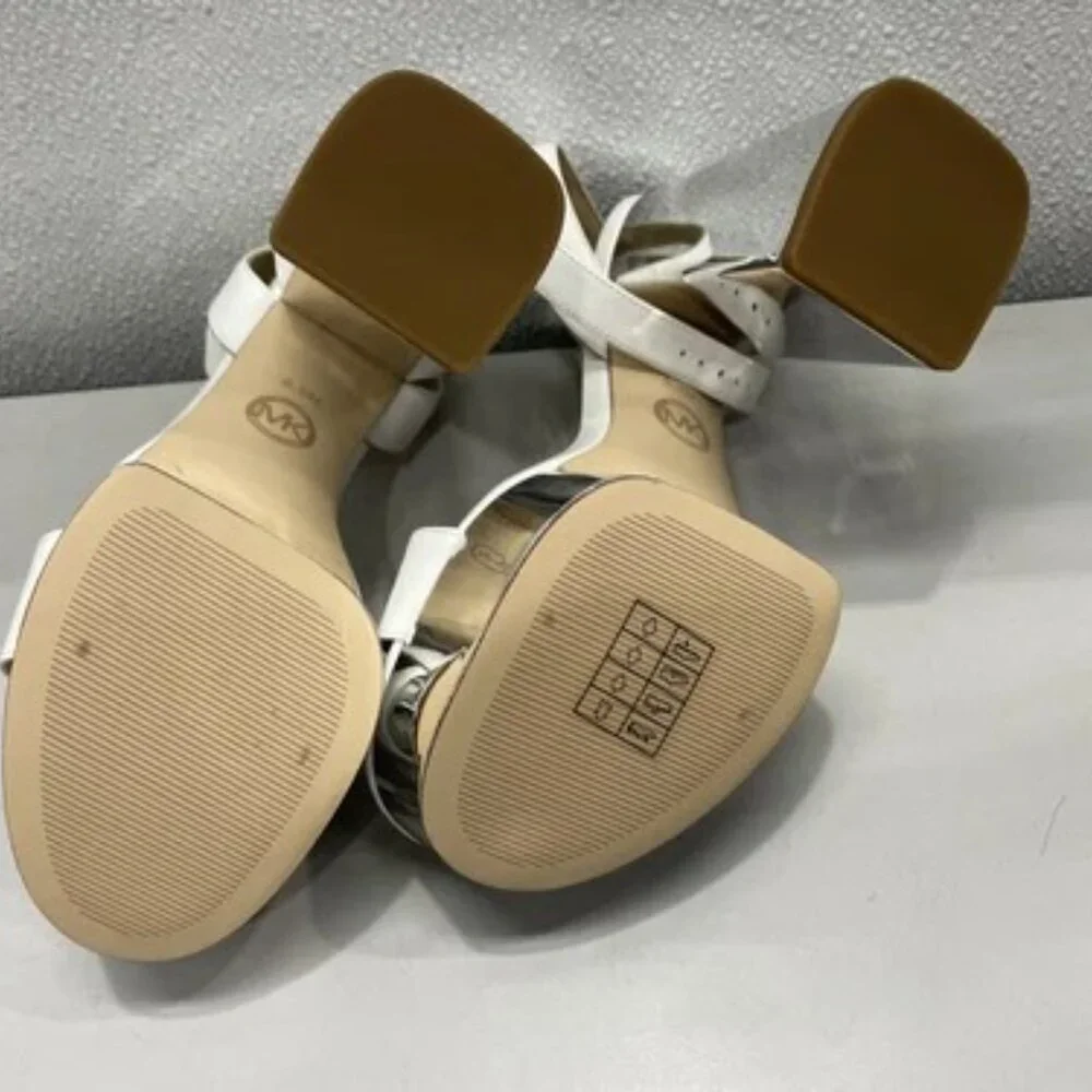 NEW MICHAEL KORS Sandals Women's US6.5M Ankle-Strap Espadrille Platform